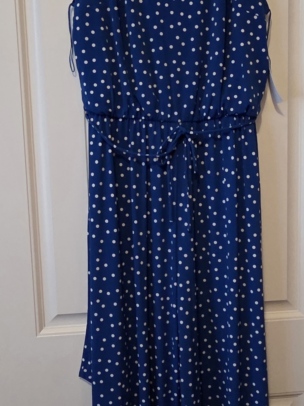 NWT Size 16 Blue Polka Dot Jumpsuit - Classic Summer Style